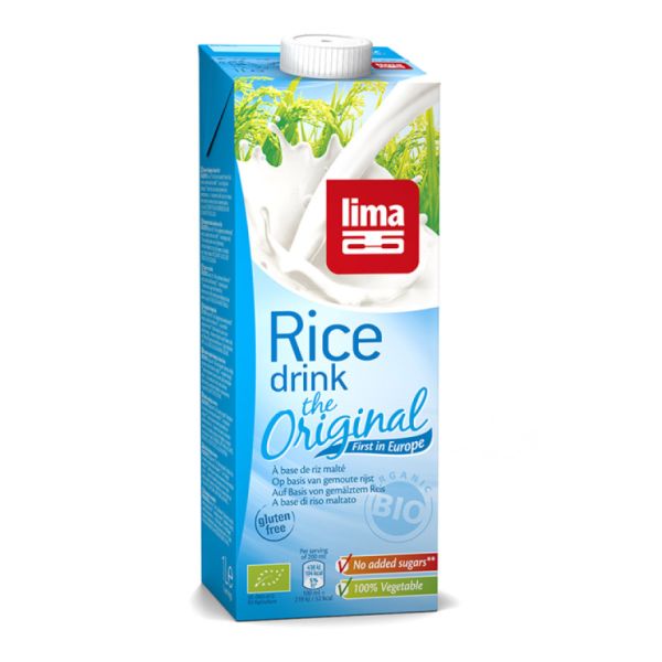 Bebida Orgânica Original de Arroz 1 L - LIMA