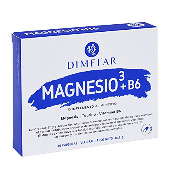 MAGNESI + B6 30 caps - DIMEFAR