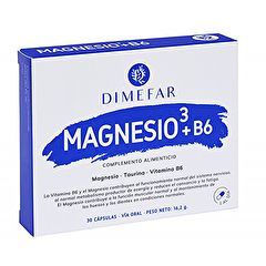 Comprar DIMEFAR MAGNÉSIO + B6 30 cápsulas Por 12,10€