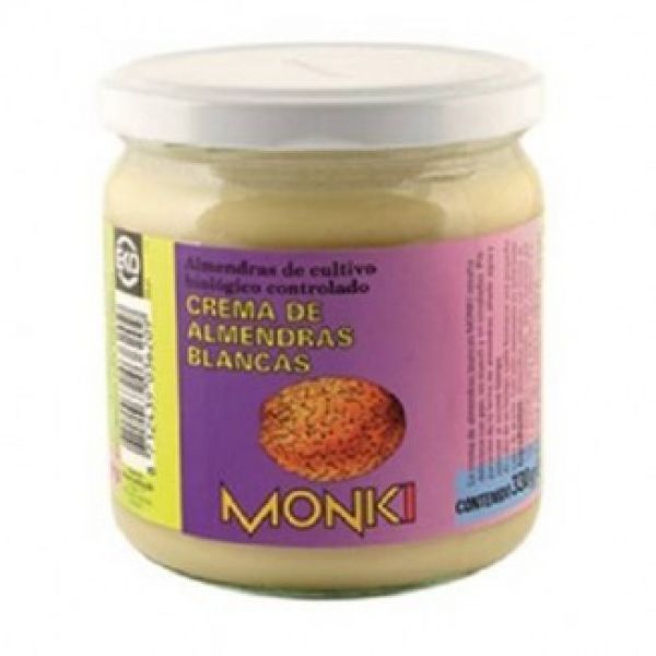 CREMA D'AMETLLES BLANQUES MONKI 330 G BIO - MONKI