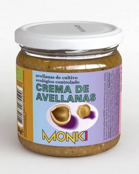 CREMA D'AVELLANES MONKI 330 G BIO - MONKI