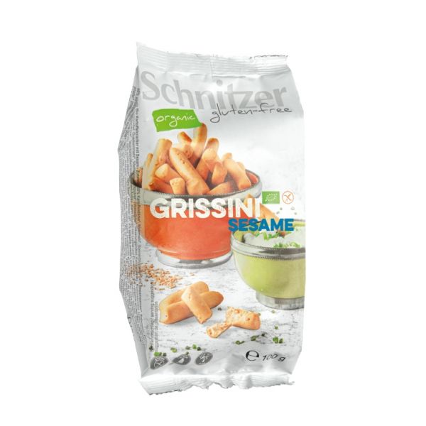 GRISSINI BASTONCINI DI SESAMO SCHNITZER SENZA GLUTINE 100 G