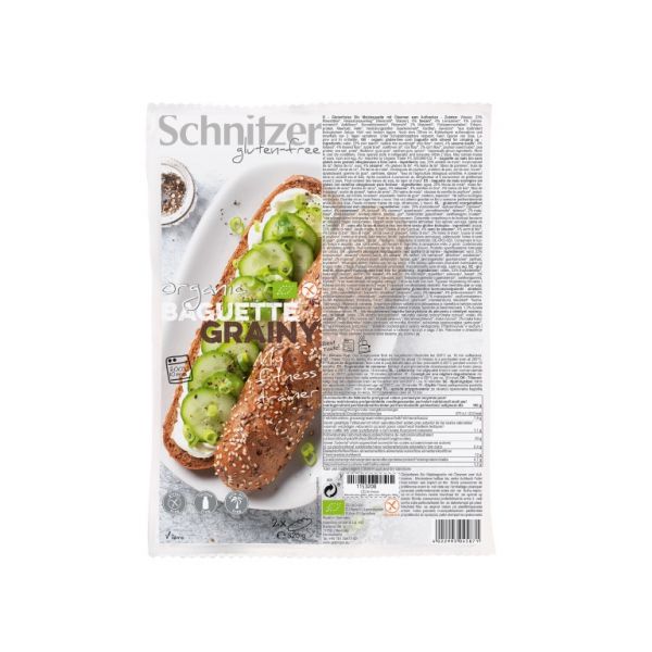 PA BAGUETTE LLAVORS GRAINY SENSE GLUTEN SCHNITZER 320 G