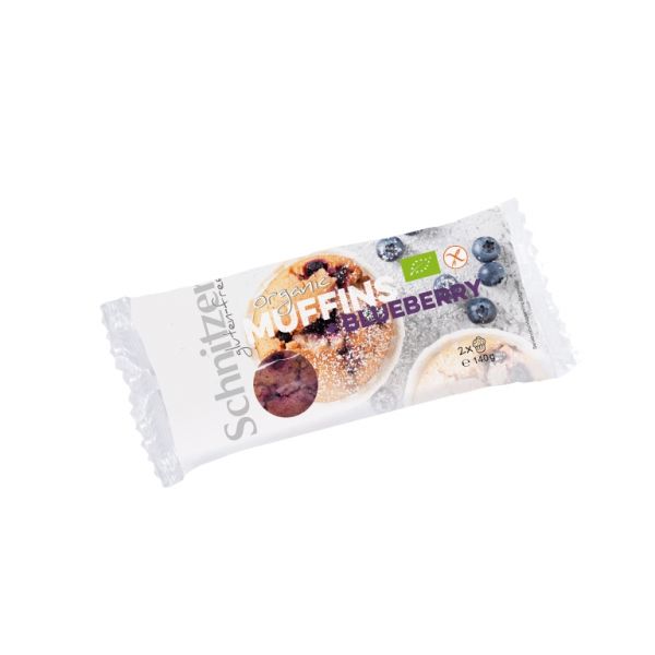 MUFFINS DE BLUEBERRY SEM GLÚTEN SCHNITZER 140 G