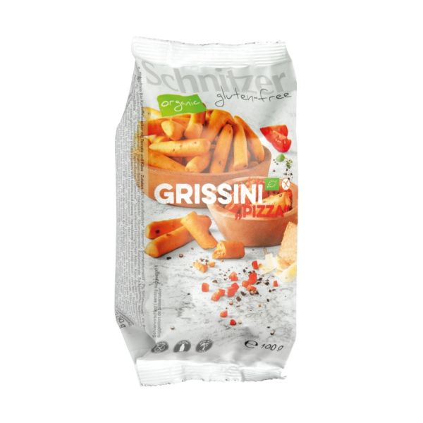 BÂTONNETS DE PIZZA GRISSINI S/G SCHNITZER 100 G