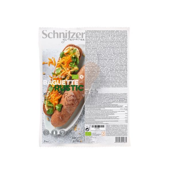 PA BAGUETTE RUSTIC SENSE GLUTEN SCHNITZER 320 G