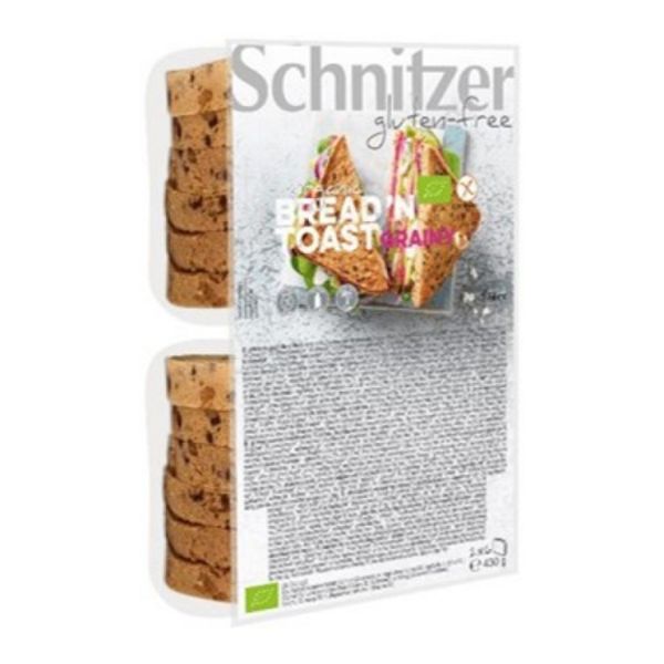 GRAINY SCHNITZER SLICED BREAD 430 G - SCHNITZER