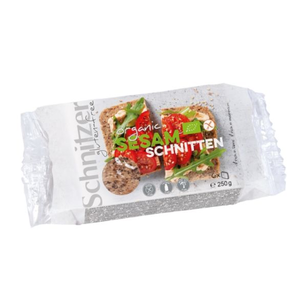 FERMENTIERTES BUCHWEIZEN-SESAM-GLUTENFREIES BROT 250 g