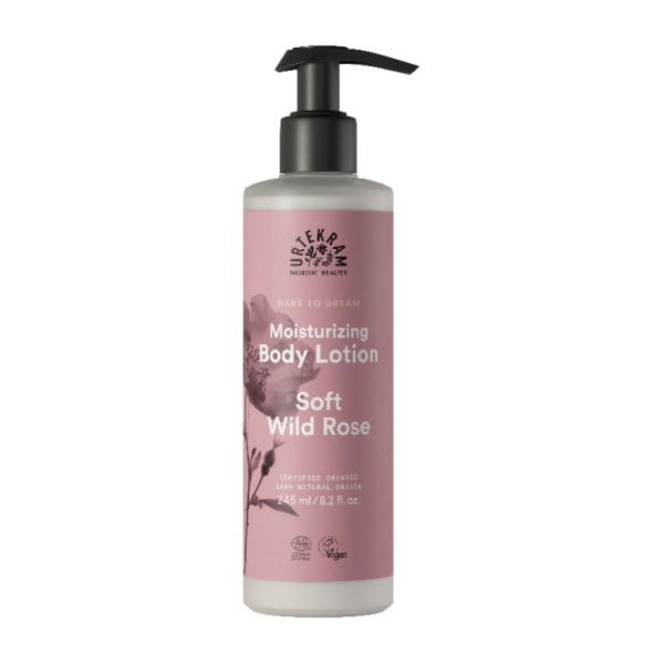 URTEKRAM SOFT WILD ROSE BODY LOTION 245ML