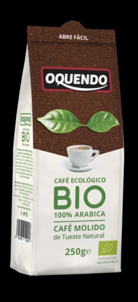 ORGANIC GROUND NATURAL COFFEE 100% ARABICA 250 GRAMS