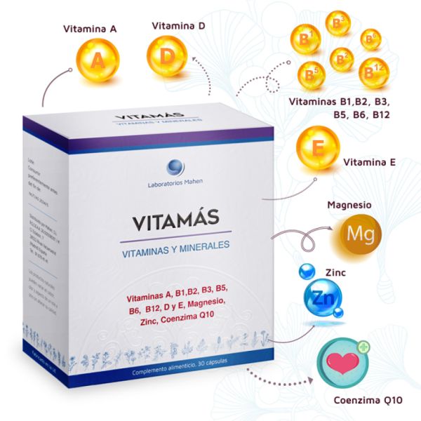 Vitamás 30 Cápsulas - MAHEN Img 2