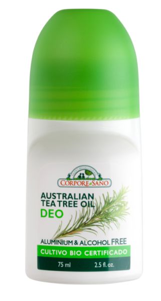 Deo Roll On Teebaumöl BIO 75 ml - CORPORE SANO