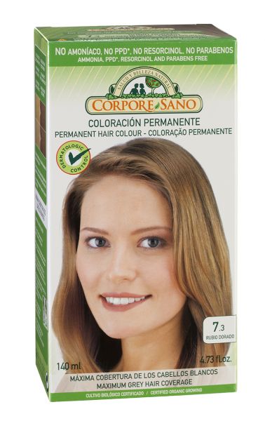 Teinture 7.3 Blond Doré 140 ml BIO - CORPS SAIN