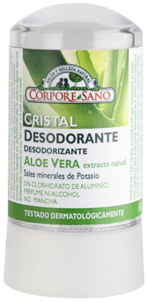 Deodorante Minerale all'Aloe 60 g - CORPORE SANO