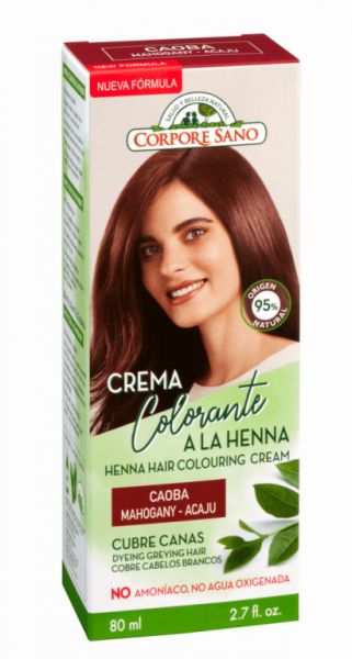 Crema Colorant Cabell Caoba 80 ml - CORPORE SANO