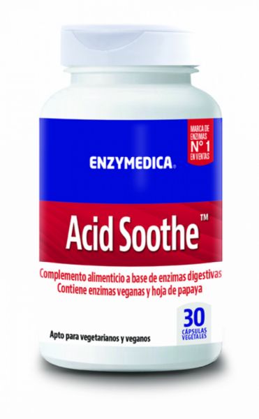 Acid Soothie 30 cápsulas vegetais - ENZYMEDICA