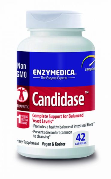 Candidase 42 Vegetable Capsules - ENZYMEDICA