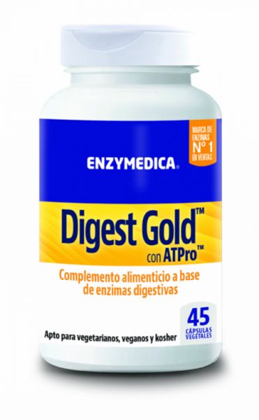 Digest Gold 45 Vegetable Capsules - ENZYMEDICA