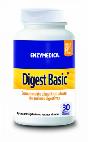 Digest Basic 30 cápsulas vegetais - ENZYMEDICA