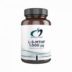 Kopen DESIGNS L-5-MTHF 1000 microgram 60 Plantaardige capsules Door 28,00€