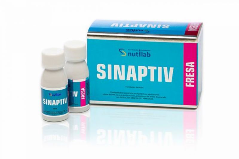 SINAPTIV AARDBEI 8 eenheden x 60 ml - NUTILAB