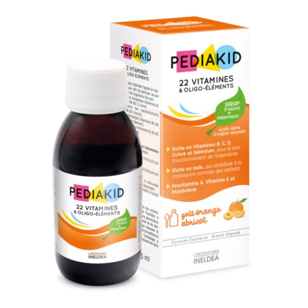 Pediakid 22 Vitaminer + Spårämnen 125 ml