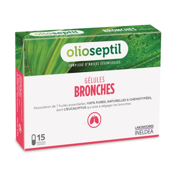 Oliseptil Bronches 15 gélules - INELDEA