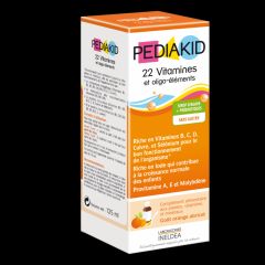 Kopen INELDEA Pediakid 22 Vitaminen + Sporenelementen 250 ml Vorm Door 17,20€