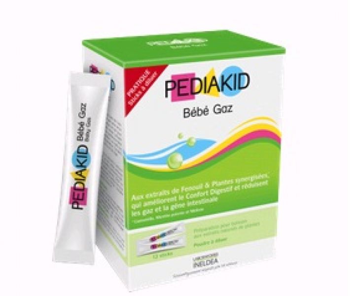 Pediakid Baby Gas 12 oplosbare stick - INELDEA