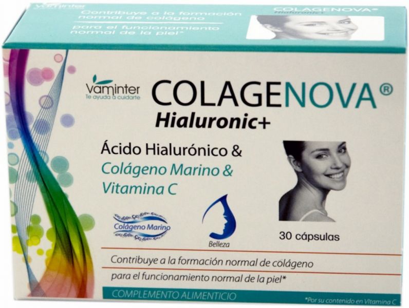 COLAGENOVA HIALURONIC+ 30 CAPSULAS - VAMINTER