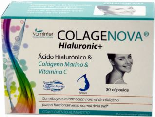 Comprar VAMINTER COLAGENOVA HIALURONIC+ 30 CAPSULAS Por 14,02€