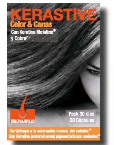 KERASTIVE Couleur & Gris Mélatine + Cuivre 60 Cap