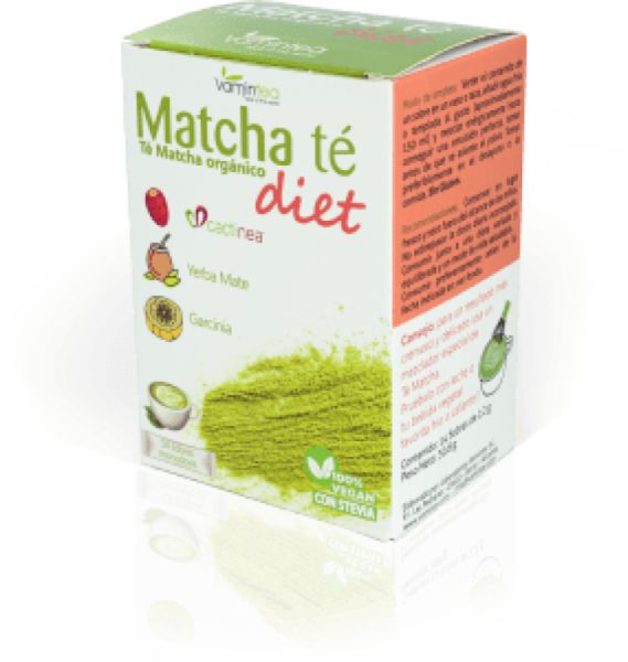 VAMINTEA TE MATCHA DIEET 14 SOB + MATE+ GARCINIA CO