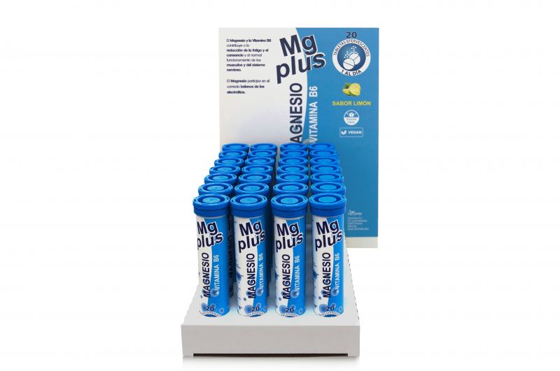 MG PLUS MAGNESIUM + VITAMIN B6 20 brustabletter