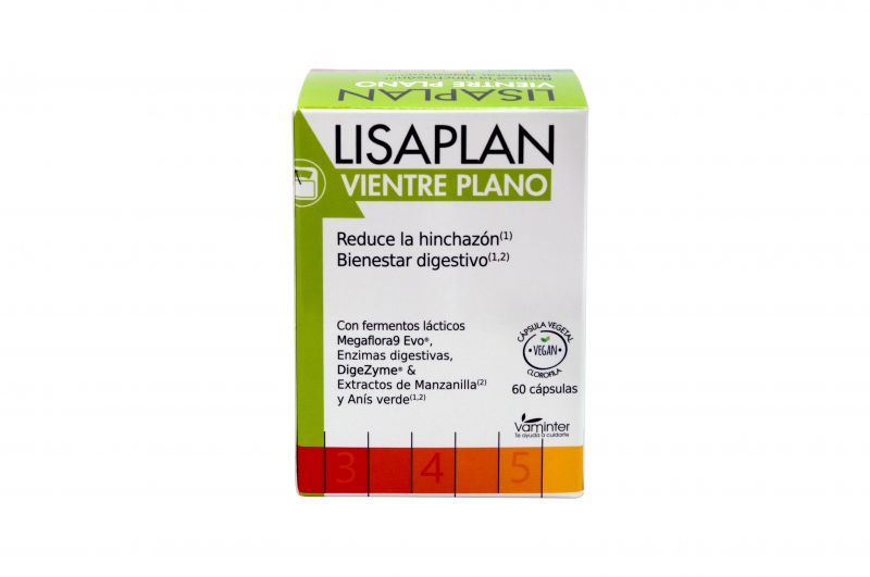 LISAPLAN 60 Cap NEW FORMULA 2019 WITH PROBIOTICS