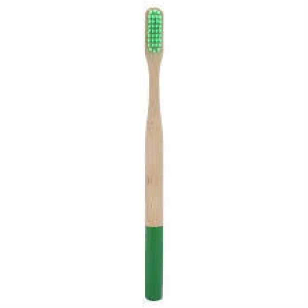 Brosse à Dents en Bambou Vert Doux Adulte