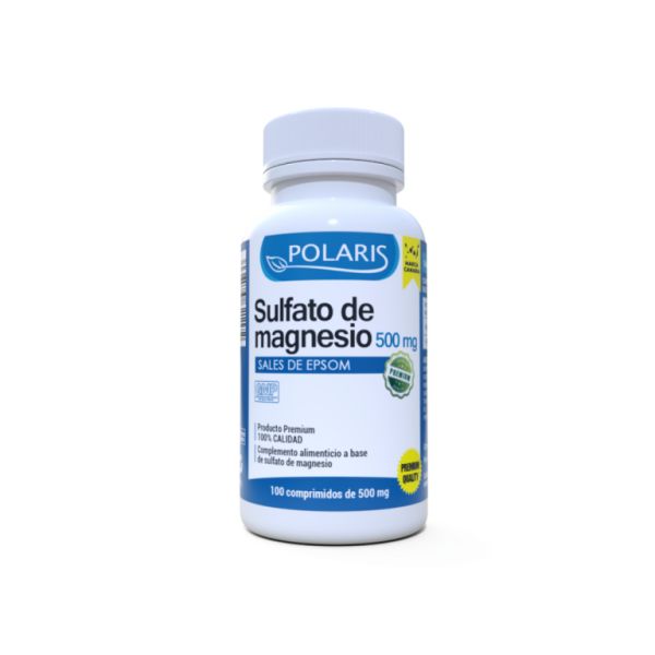 MAGNESIO SOLFATO 500 MG 100 COMP - POLARIS