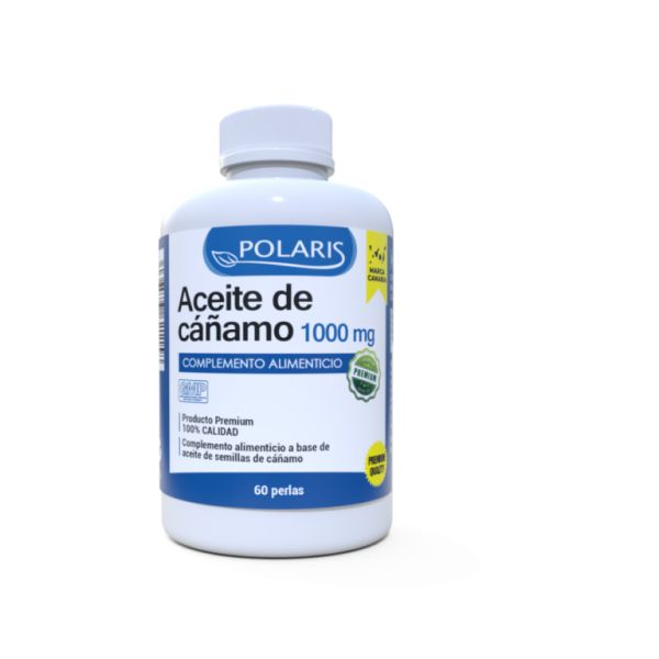 ACEITE CAÑAMO 1000 MG 60 PERLAS - POLARIS