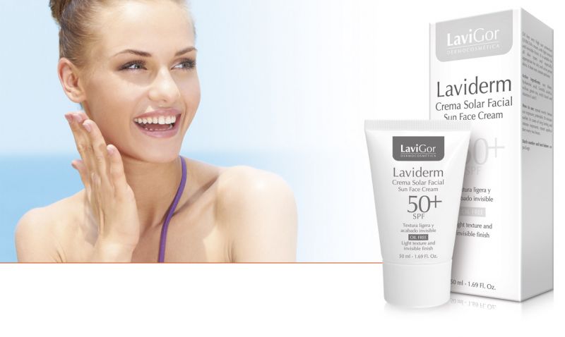 CRÈME SOLAIRE VISAGE LAVIDERM SPF50 + SANS HUILE