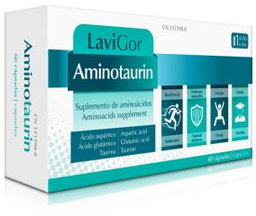 Comprar LAVIGOR AMINOTAURIN 60 Caps Por 28,30€