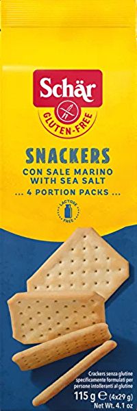 Snacks 115g. Não contém gluten - DR. SCHAR