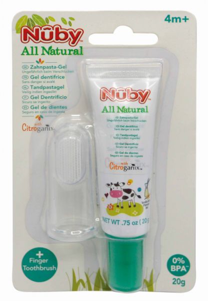 BABY TEETH PASTE 20G + THIMBLE - NUBY CG