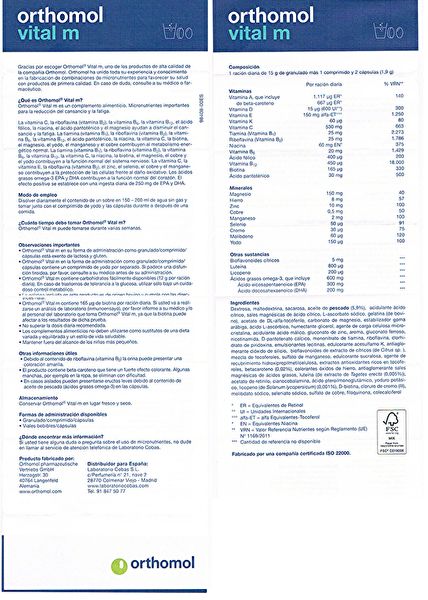 Orthomol Vital M Granulat 30 kuvert - ORTHOMOL Img 10