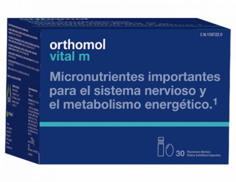 Orthomol Vital M Bebible 30 Viales - ORTHOMOL