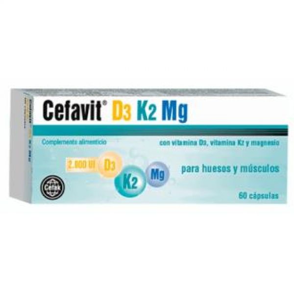 Cefavit D3 K2 60 Cápsulas - COBAS