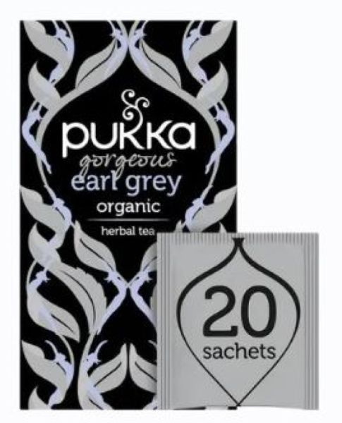 TE GORGEOUS EARL GREY 20 Bol. BIO 4 Uts - PUKKA