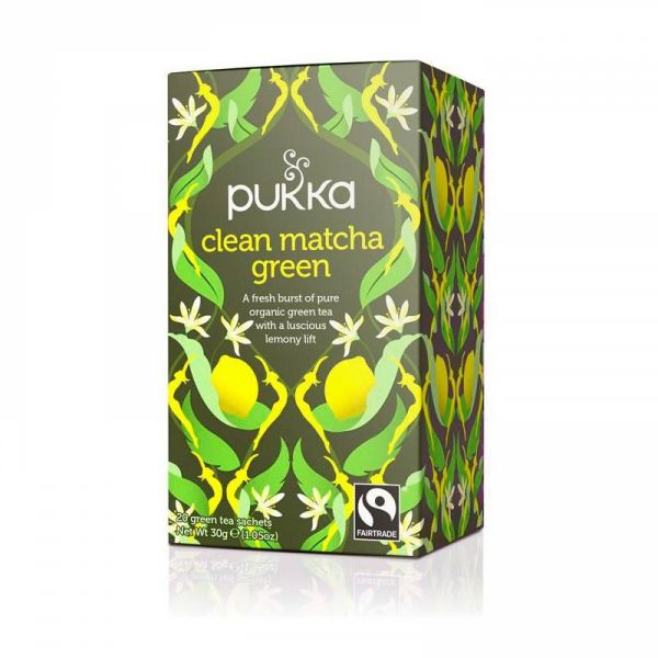 CLEAN MATCHA INFUSION NÄSLA GURKMEJA 20 BL BIO