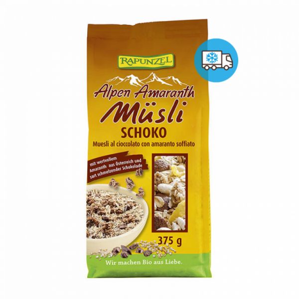 AMARANTH CHOCO MUESLI ALPEN RPZ 375 G - RAPUNZEL