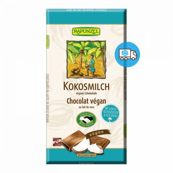 RAPUNZEL KOKOSNUSS SCHOKO MILCHTABLETTE 80 G