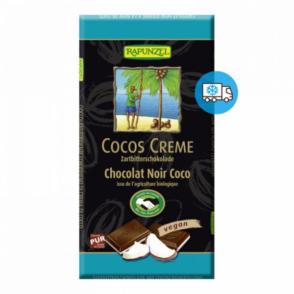 BLACK CHOCOLATE TABLET COCO RAPUNZEL 100 G